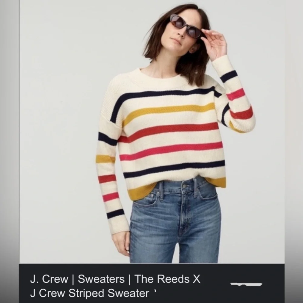 Brand new J crew women’s The Reeds long sleeve sweater - Picture 9 of 9